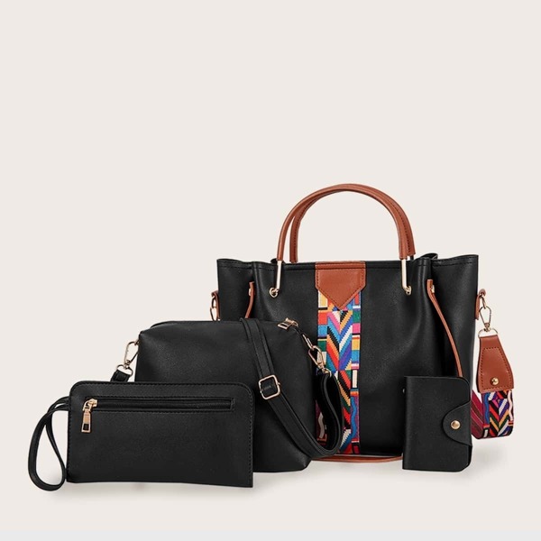 

4pcs Tote Bag With Guitar Strap