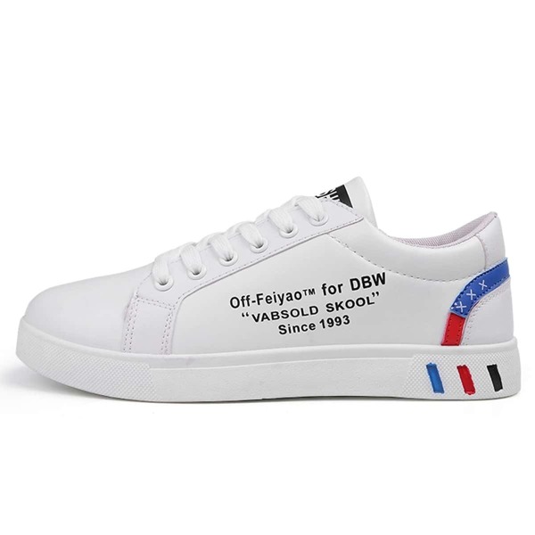 

Men Lace-up Front Letter Print Sneakers