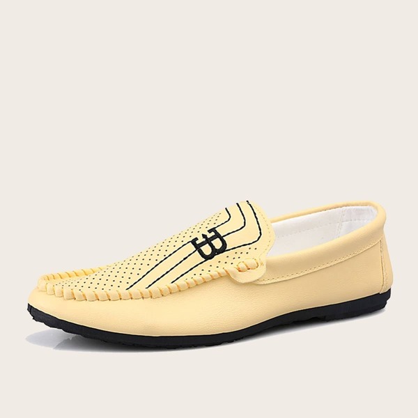 

Men Perforated Slip On Loafers