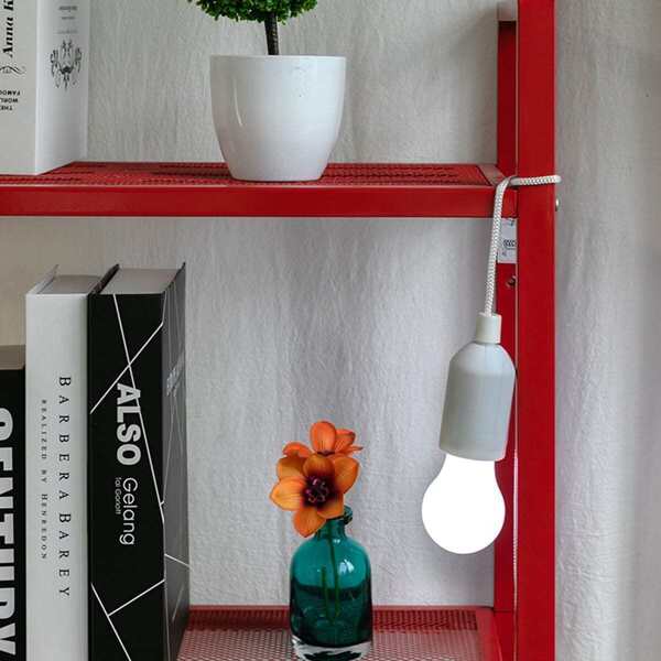 

Retro Hanging Lamp, White