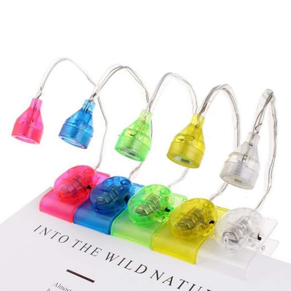 

1pc Random Color Foldable Reading Clip Lamp, Multicolor
