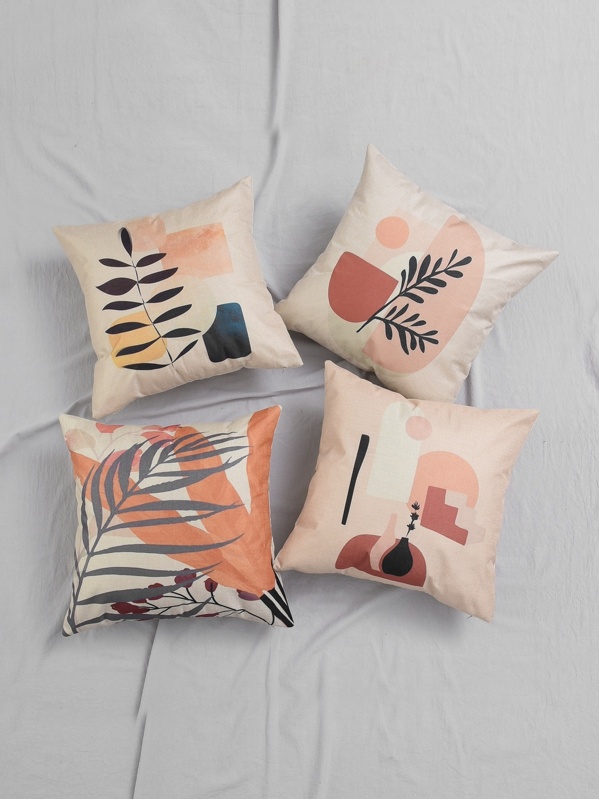 

1pc Art Painting Cushion Cover, Multicolor