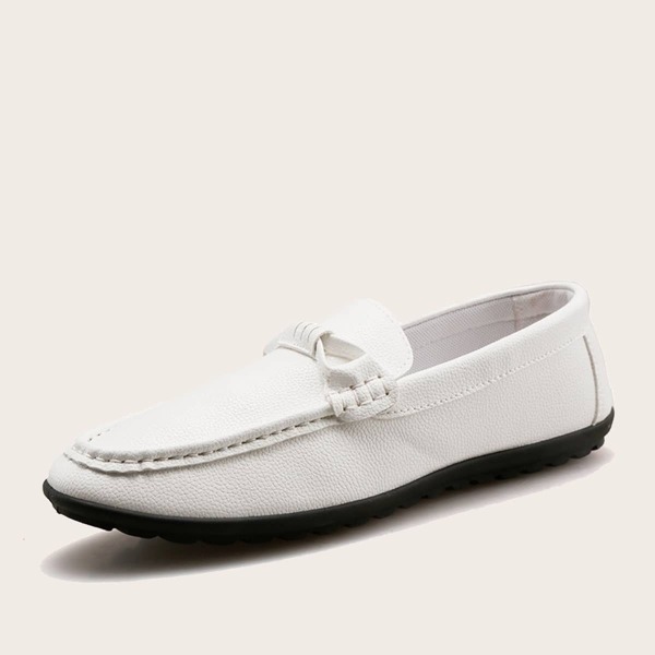 

Men Stitch Detail Loafer Flats
