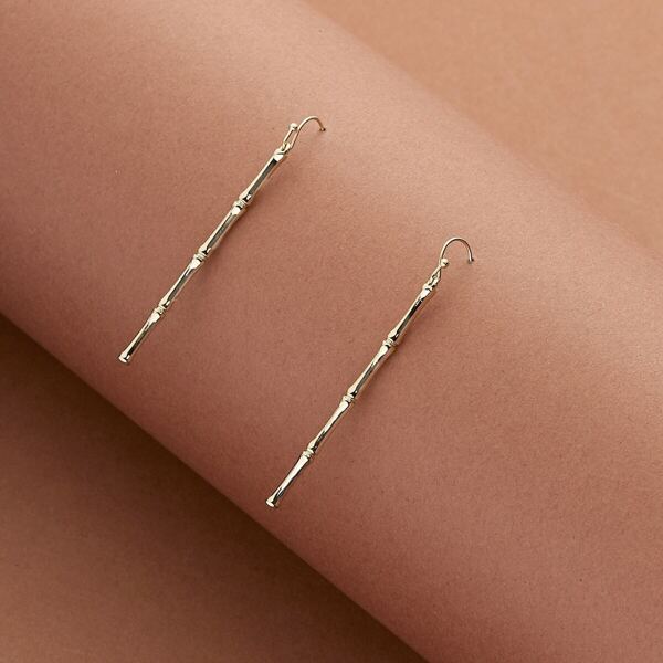 

Bamboo Sticks Dangling Earrings