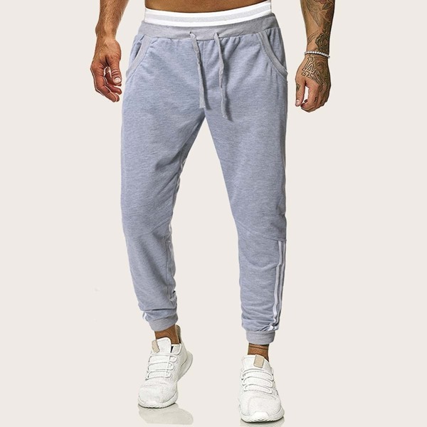 

Men Tape Side Drawstring Sweatpants