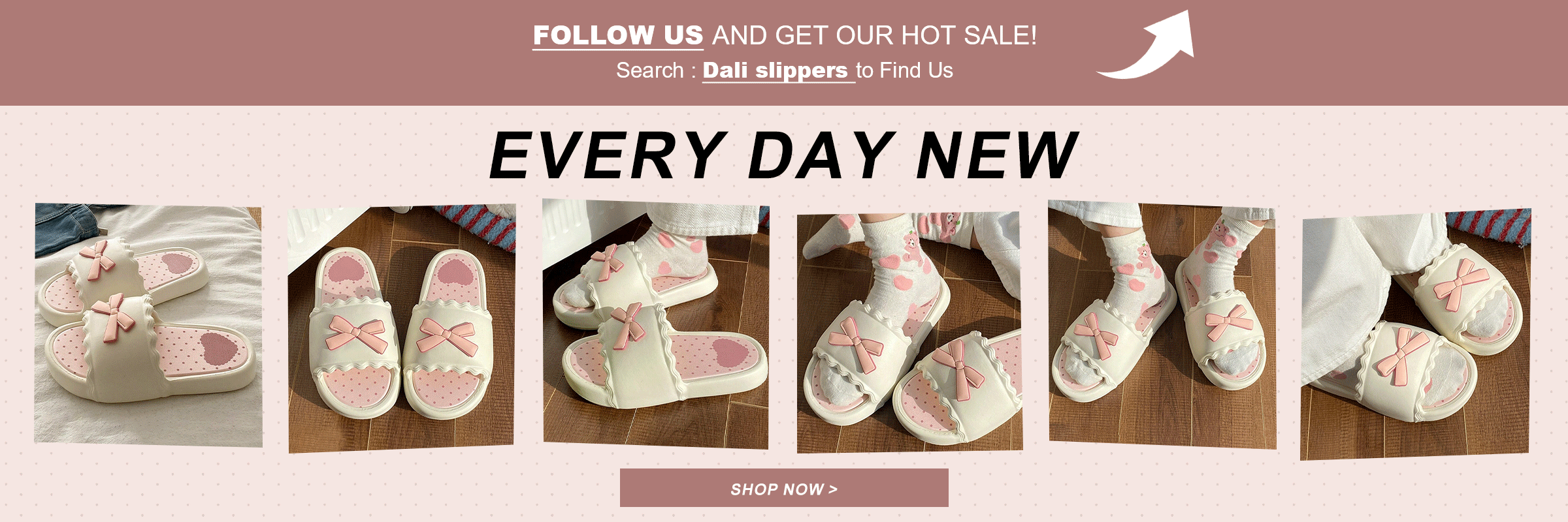 2025 Spring Summer New Women s Slippers Pink Bowknot Plastic Sandals Flat Home Slides For Summer p 52935029