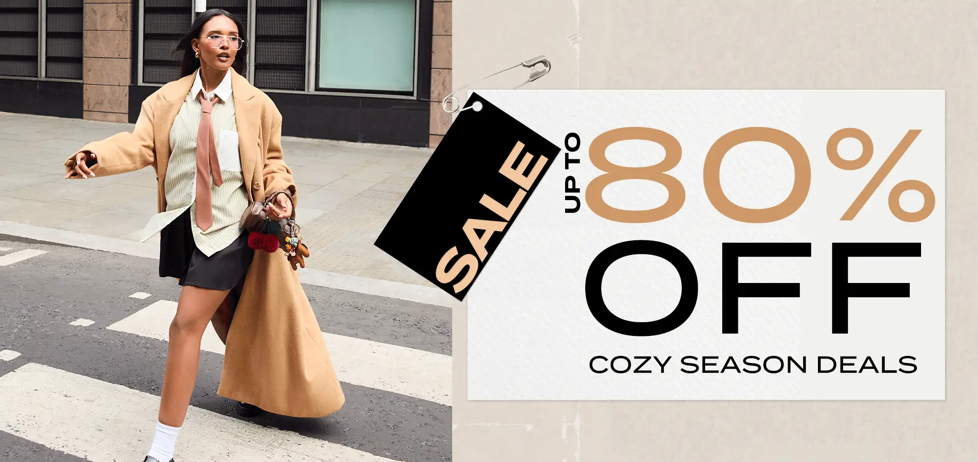 cozy season sale, up to 80% off on selected items