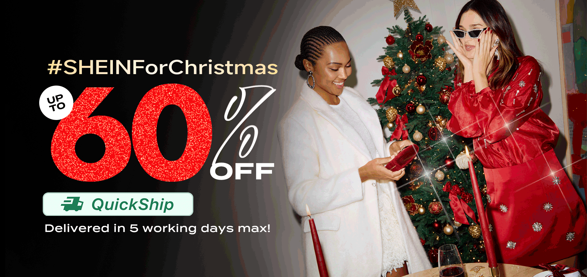 #SHEINForChristmas Sale is coming! Up to 60% off on selected items