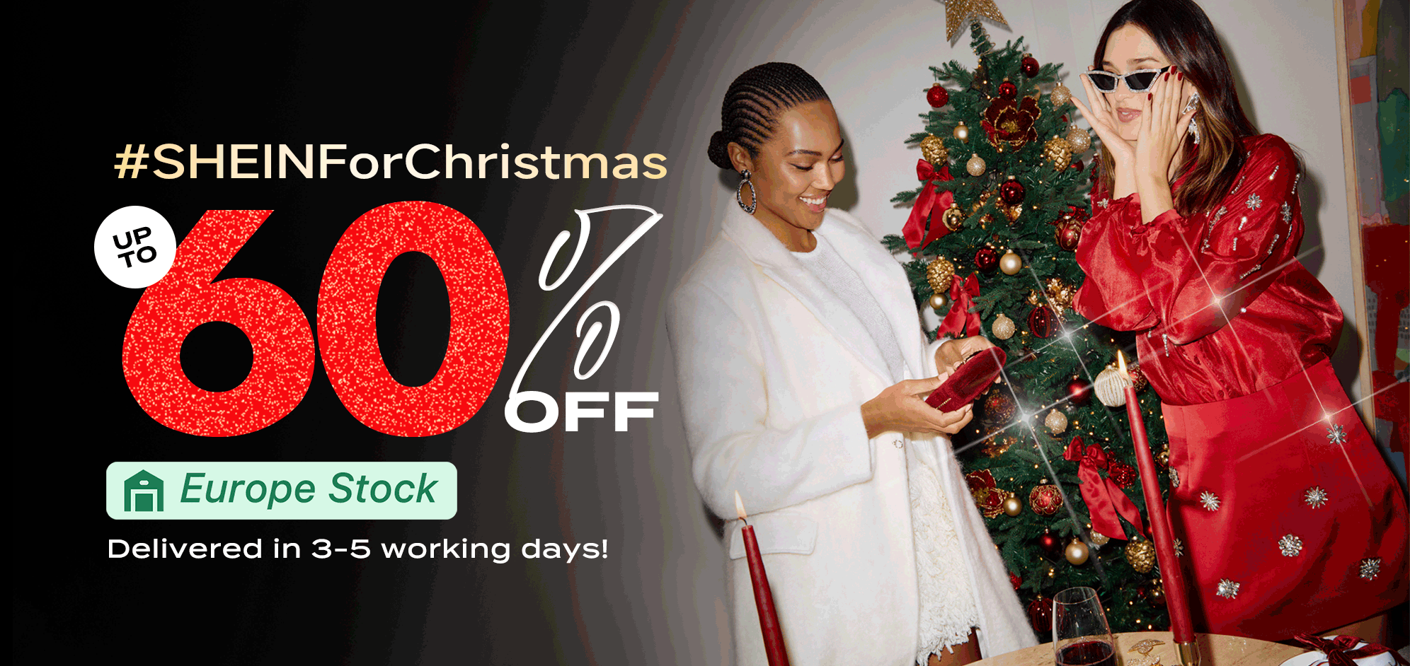 #SHEINForChristmas Sale is coming! Up to 60% off on selected items