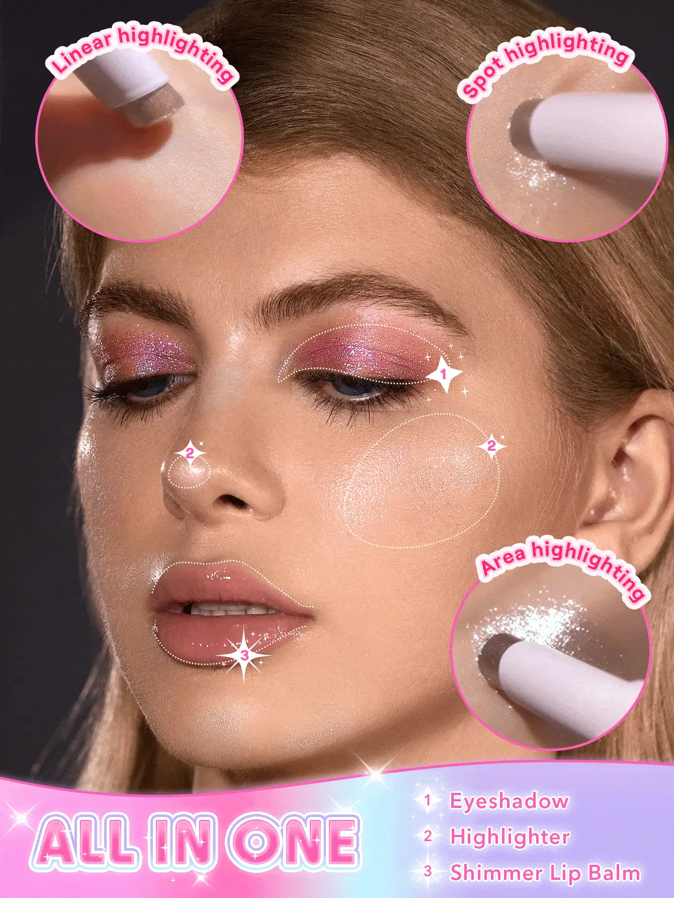 SHEGLAM Crystal Jelly 果凍唇釉棒-Golden Girl 品牌美妝化妝品 適合女士與女孩 - Golden Girl - 查看 4