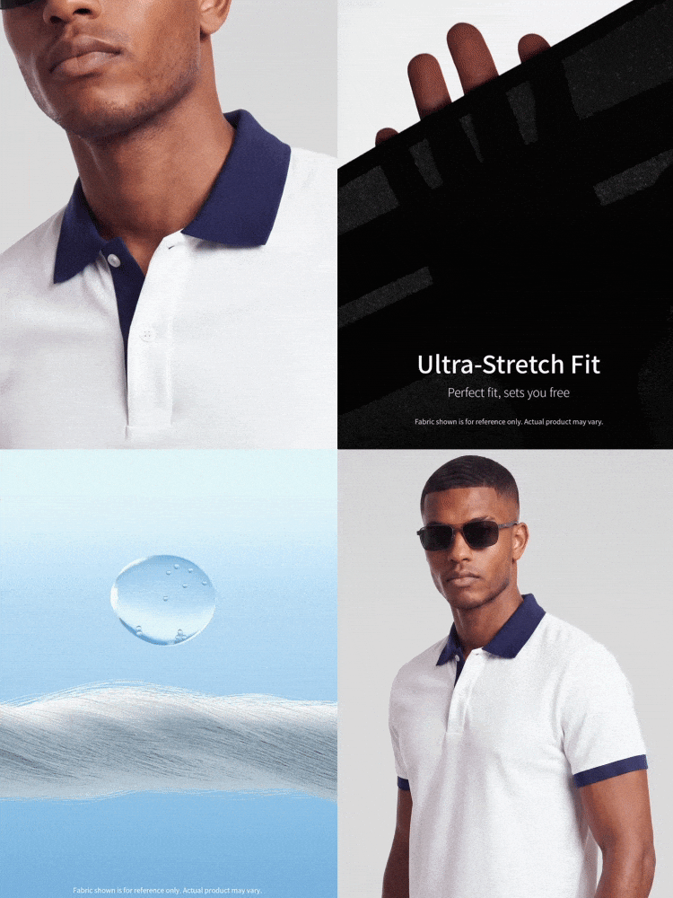 TekDrob Regular Polo With Contrast Details And Embroidered Icon - White - View 2