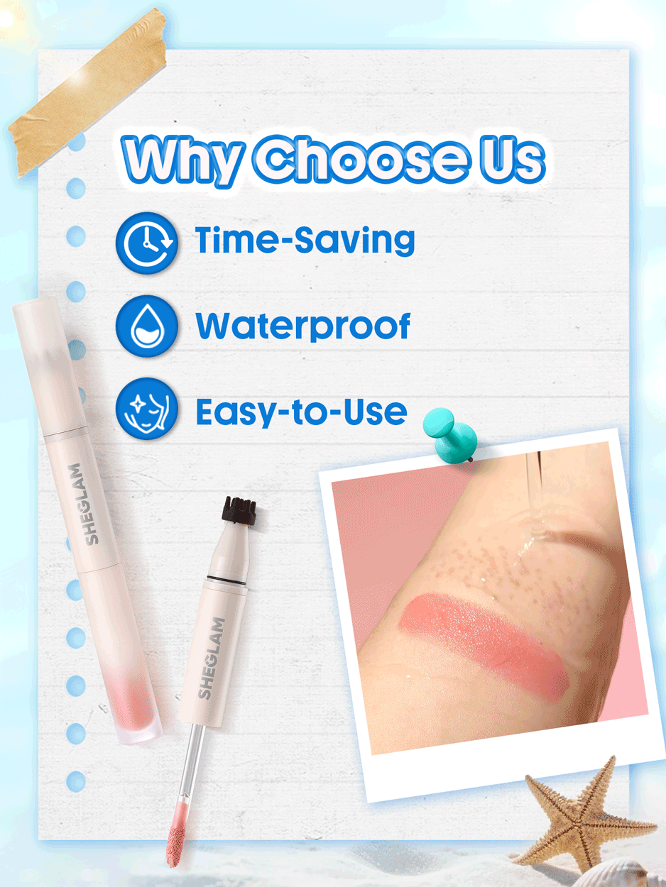 SHEGLAM Sunspell Freckle & Flush Pen-Risky Business Stamp Freckle Pen Tint Liquid Blush Smooth Long-Lasting Smudge-Proof Sweat-Proof Multi-Use Combo Brand Beauty Cosmetic Makeup For Women And Girls - Risky Business - View 4