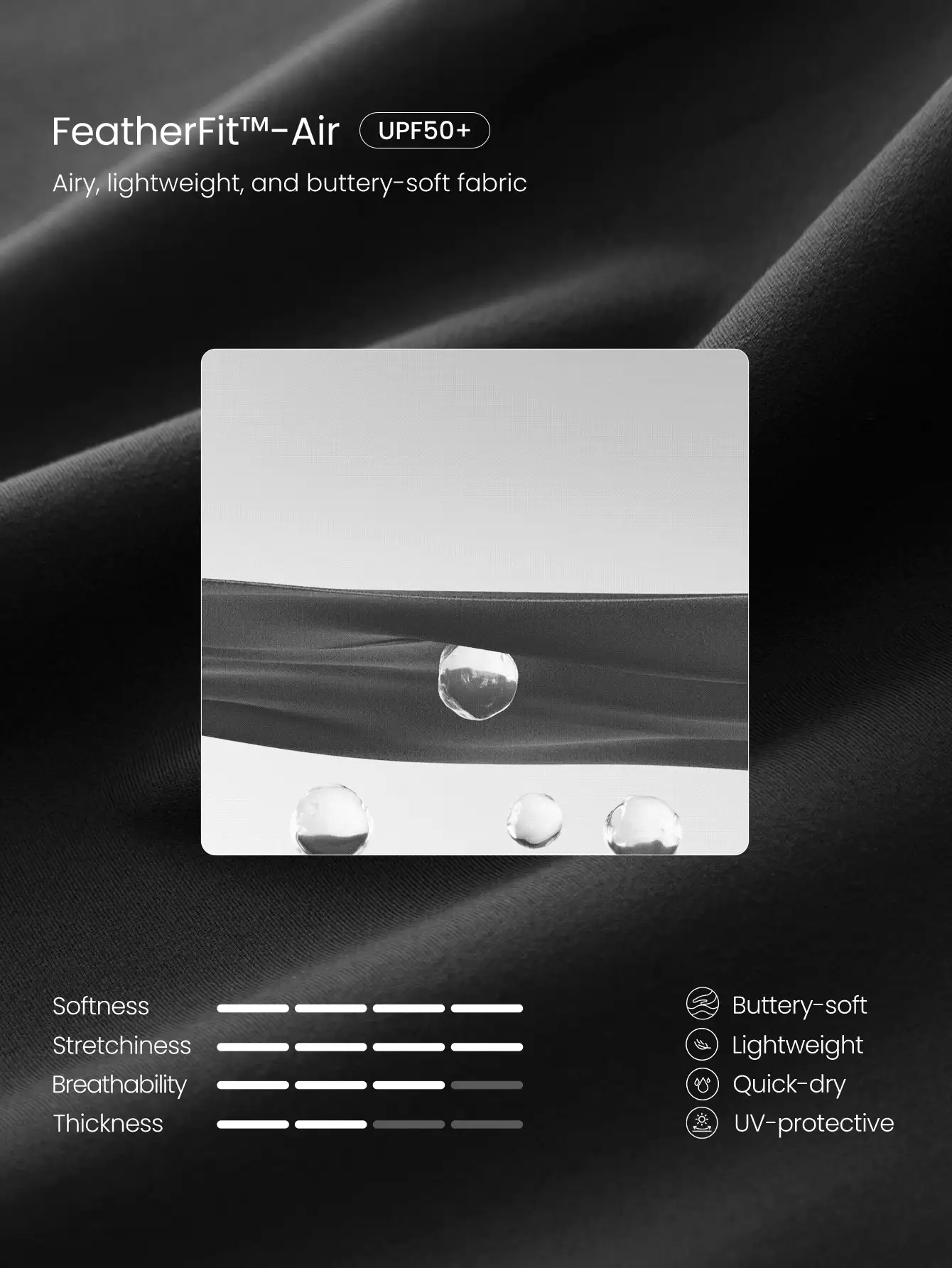 GLOWMODE Featherfit™-air 棋盤 A字型短袖打結口袋露背連身裙,適用於日常低強度運動 - 黑色 - 查看 6