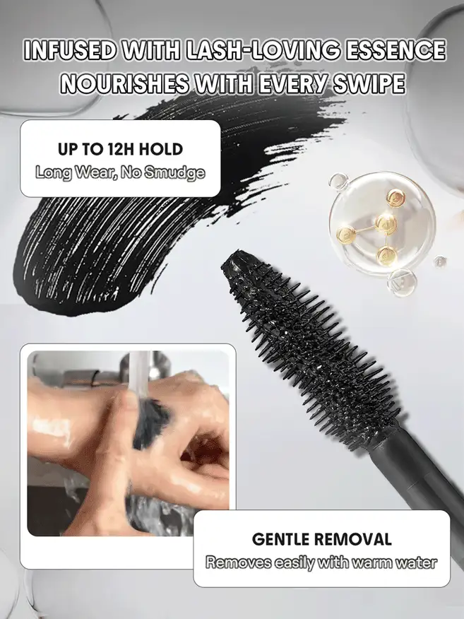 SHEGLAM Twist Top Volume & Length Mascara-Black Brand Beauty Cosmetic Makeup For Women And Girls - Black - View 5