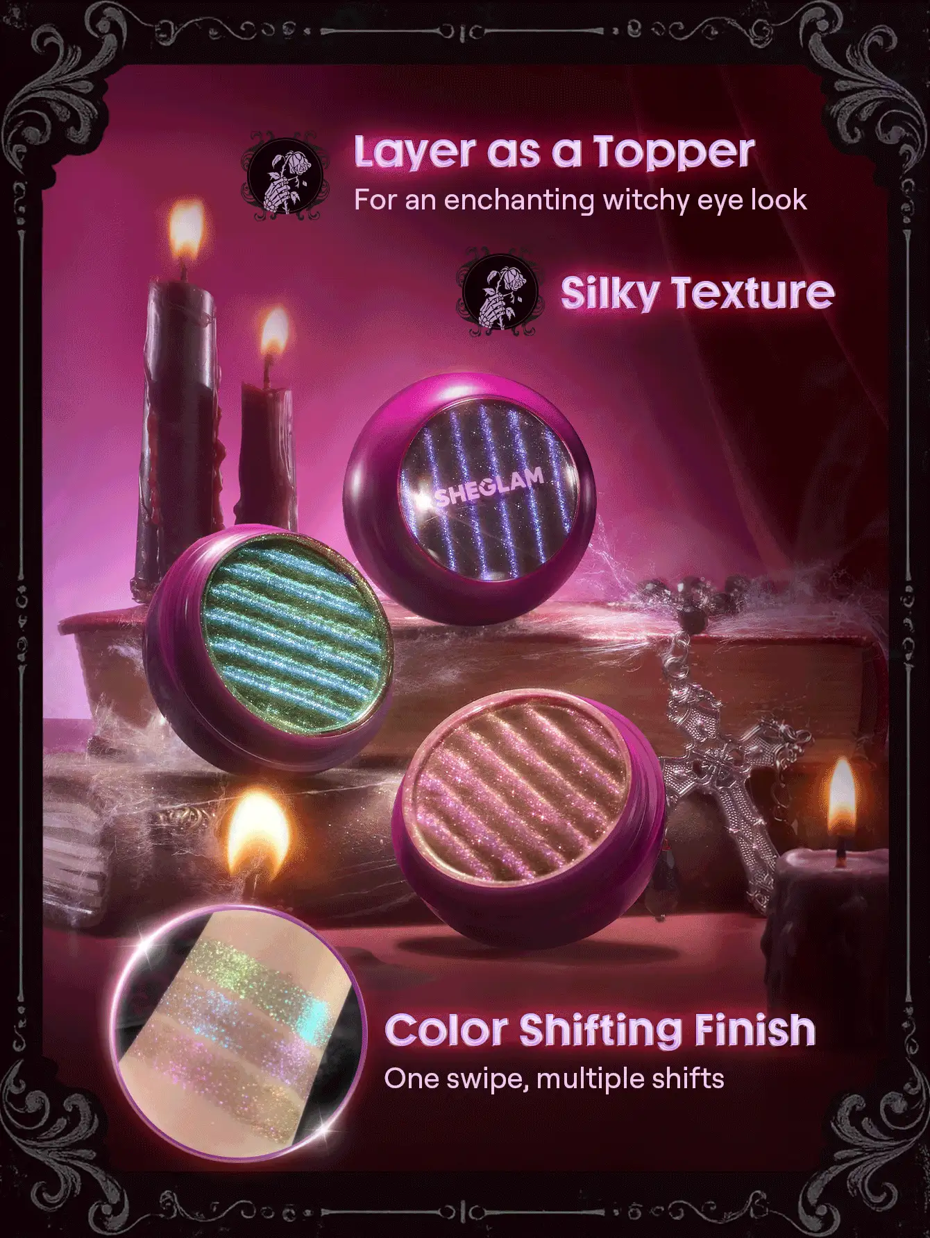 SHEGLAM Dark Romantasy 系列 品牌美妝化妝品 適合女士與女孩 - 彩色 - 查看 4