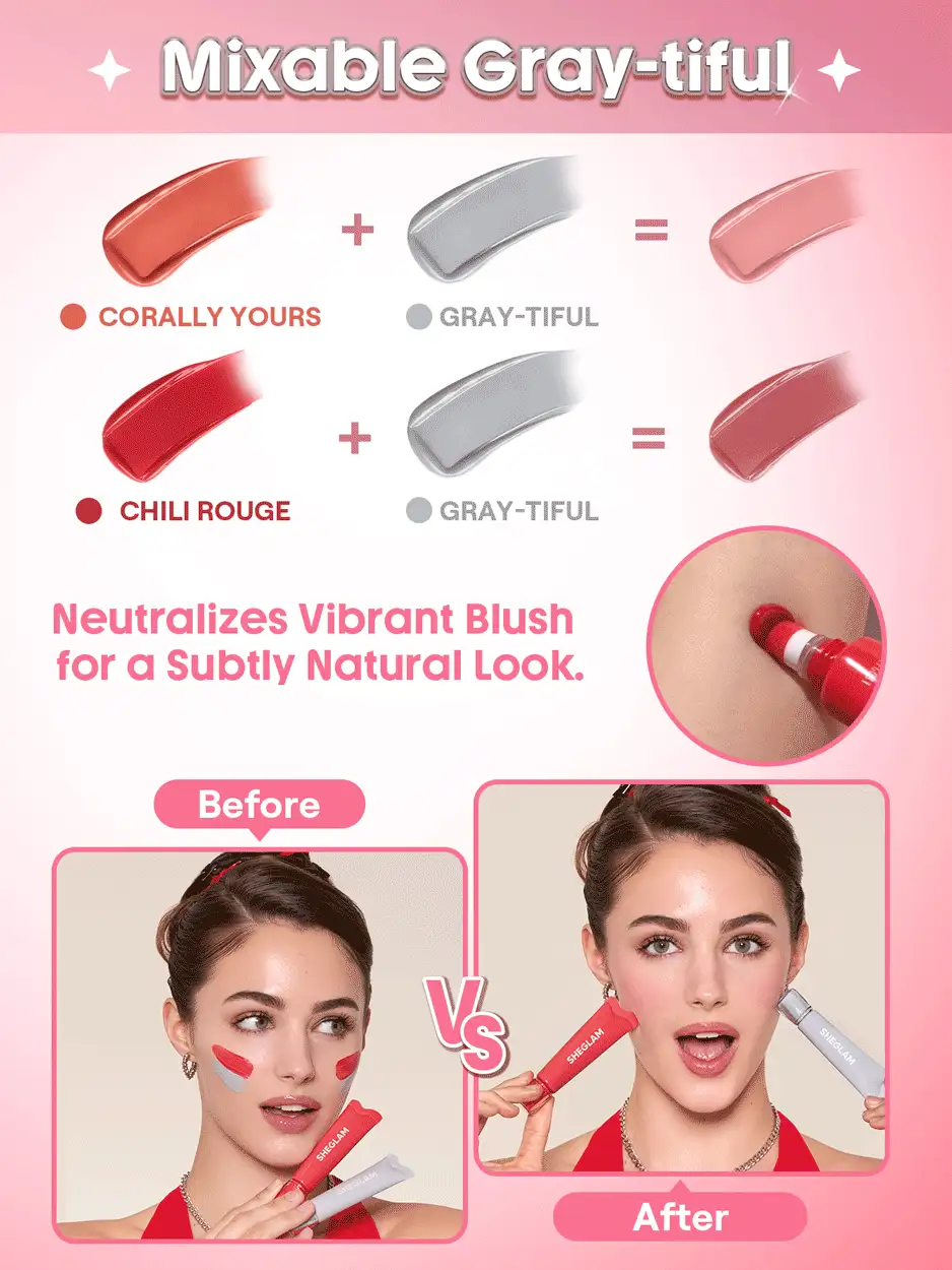 Squeeze & Dot Matte Blush Paint 504 Gray-Tiful