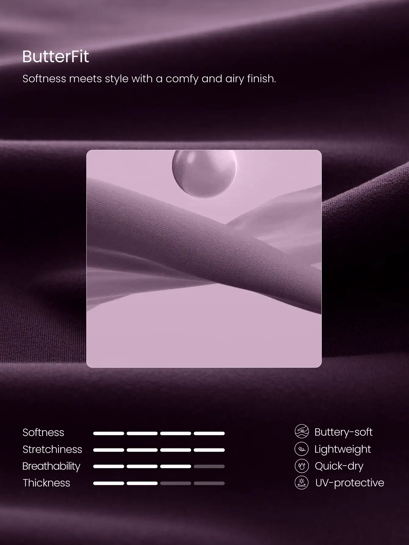 GLOWMODE Rompi Olahraga Bodysuit FeatherFit™-Air 2,6 inci, Menyerap Keringat, Cepat Kering, Pengontrol Perut, Potongan Belakang, dengan Kantong Samping dan Pegangan Anti Selip untuk Yoga dan Pilates. - ceri cola - View 6