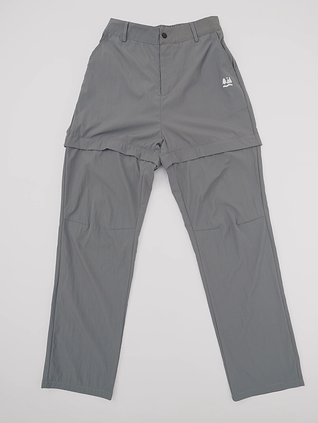 In My Nature Women's Khaki Detachable 2-In-1 Outdoor Hiking Long Pant Solid Sportswear Trousers For Camping City Commuting Autumn Winter - Khaki - View 9