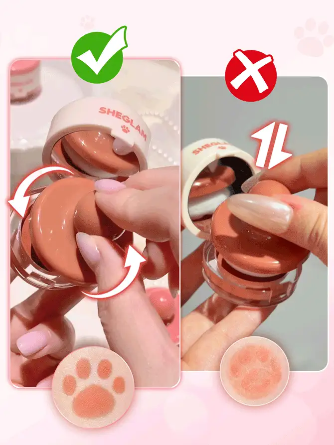 Cutie Paw Blush Stamp-009 Painted Peony