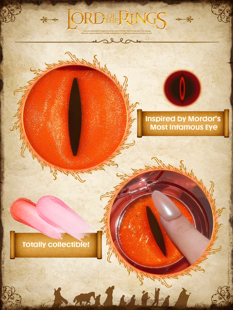THE LORD OF THE RINGS | SHEGLAM Eye Of Sauron™ | Blush Brand Beauty Cosmetic Makeup For Women And Girls - Hot Pink - View 4