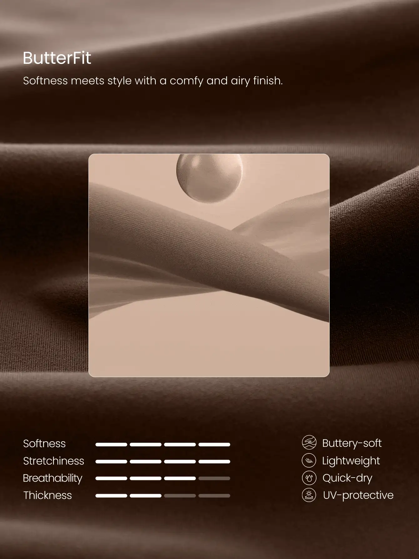 GLOWMODE 4.3英寸 FeatherFit™-Air Flow Muse 弹力吸汗露背交叉短袖连体衣,带可拆卸胸垫,防滑设计,适合低冲击瑜伽、普拉提和日常穿着。 - 棕色 - 查看 5