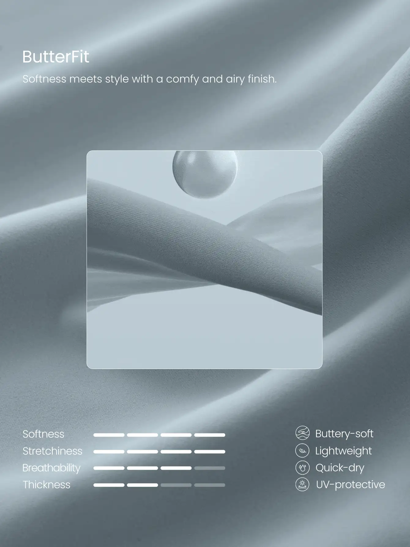 GLOWMODE 6英寸 FeatherFit™-Air Studio To Sunset 深V领交叉后背运动连体衣 低冲击瑜伽普拉提工作室日常休闲装 可拆卸罩杯 - 灰色 - 查看 5