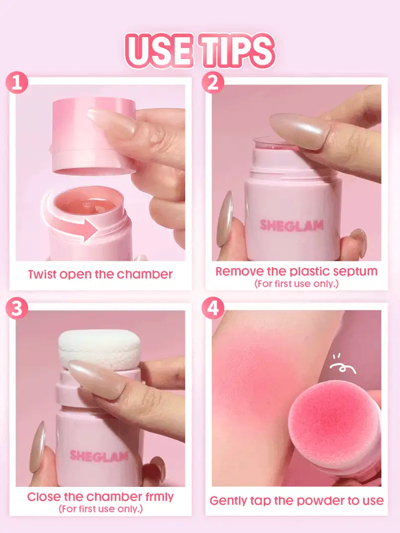 Blush Bomb Soft Focus Blush Powder-True Pink Smooth Lightweight Highly Pigmented Matte Blush