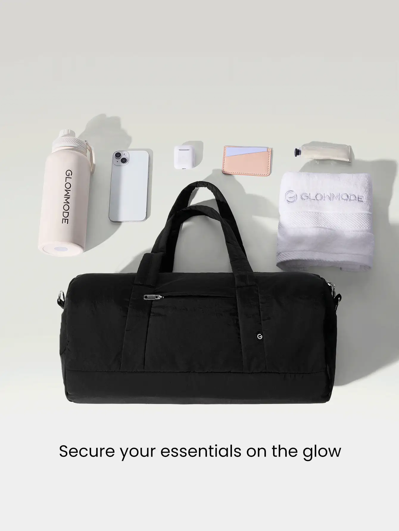 GLOWMODE Bolso de lona con doble correa, cierre de cremallera y capacidad máxima de 16L, para uso diario y actividades casuales