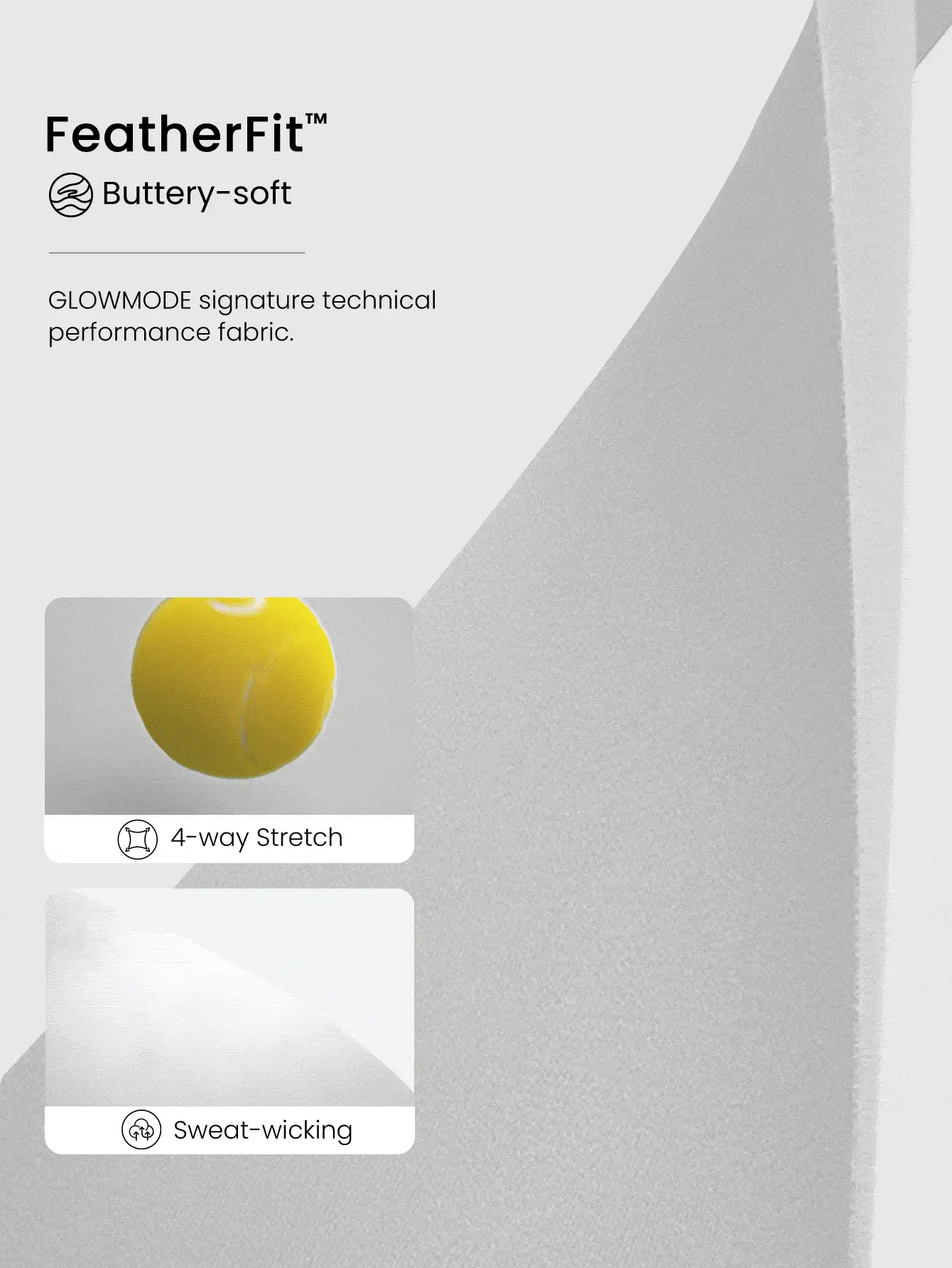 GLOWMODE Sujetador Featherfit™ Con Cuello Cuadrado Y Espalda En Forma De Y