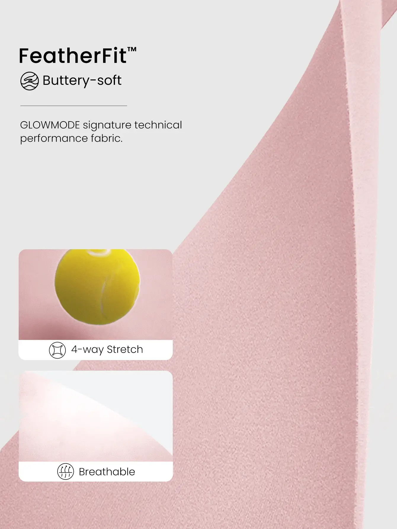 GLOWMODE FeatherFit™ Studio Ready 拉链口袋修身长袖拇指孔运动夹克低冲击瑜伽普拉提工作室健身房日常