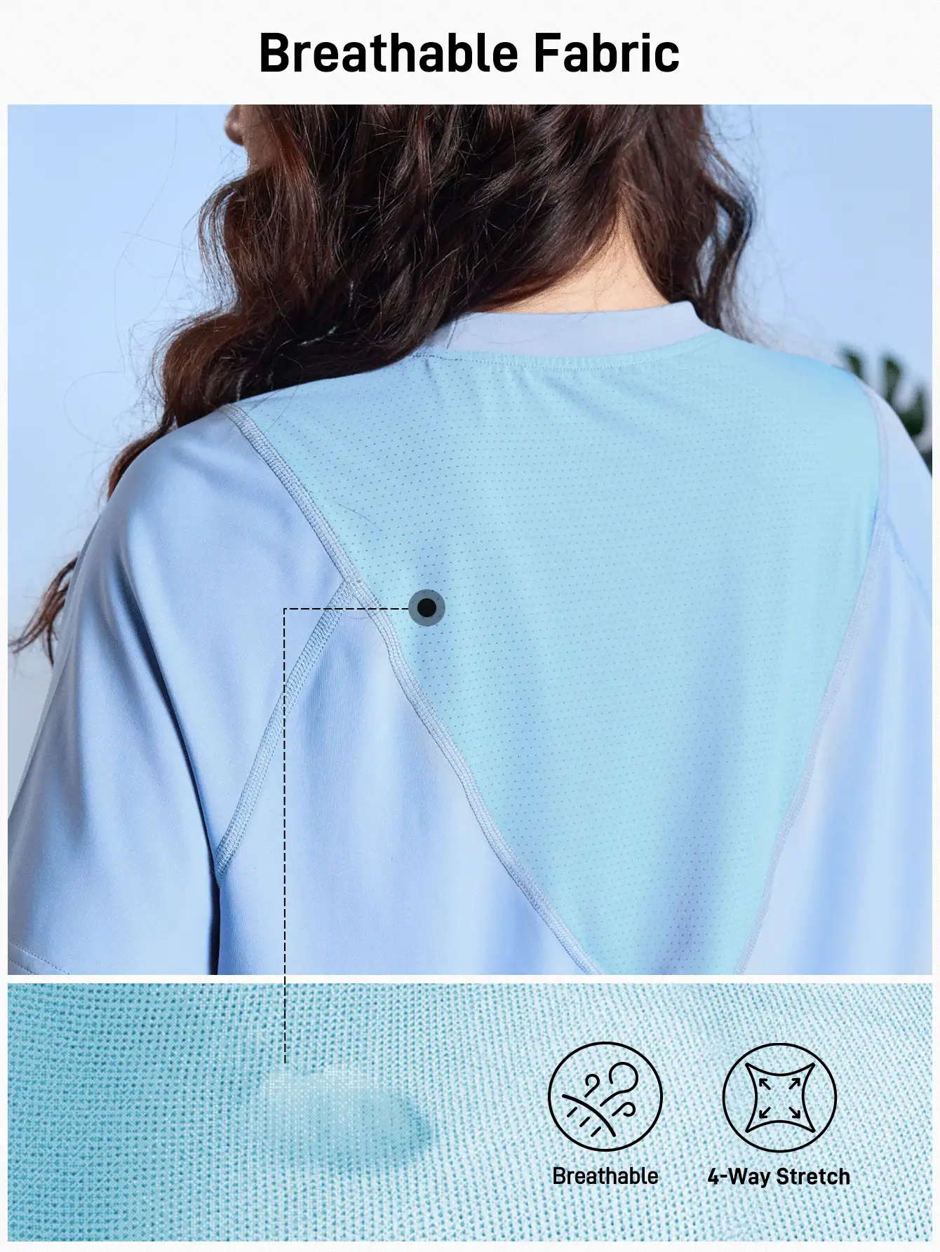 In My Nature 女士户外休闲宽松圆领长款T恤徒步旅行女装