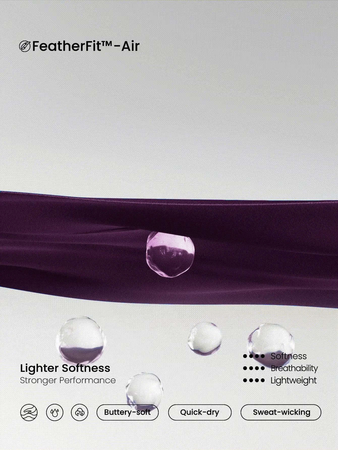 GLOWMODE Váy Skort chống trượt FeatherFit™-Air Ruffle Pocket có quần short tích hợp, hỗ trợ nhẹ, tác động thấp, mặc hàng ngày, nhanh khô, thấm hút ẩm - Cola anh đào - Xem 4