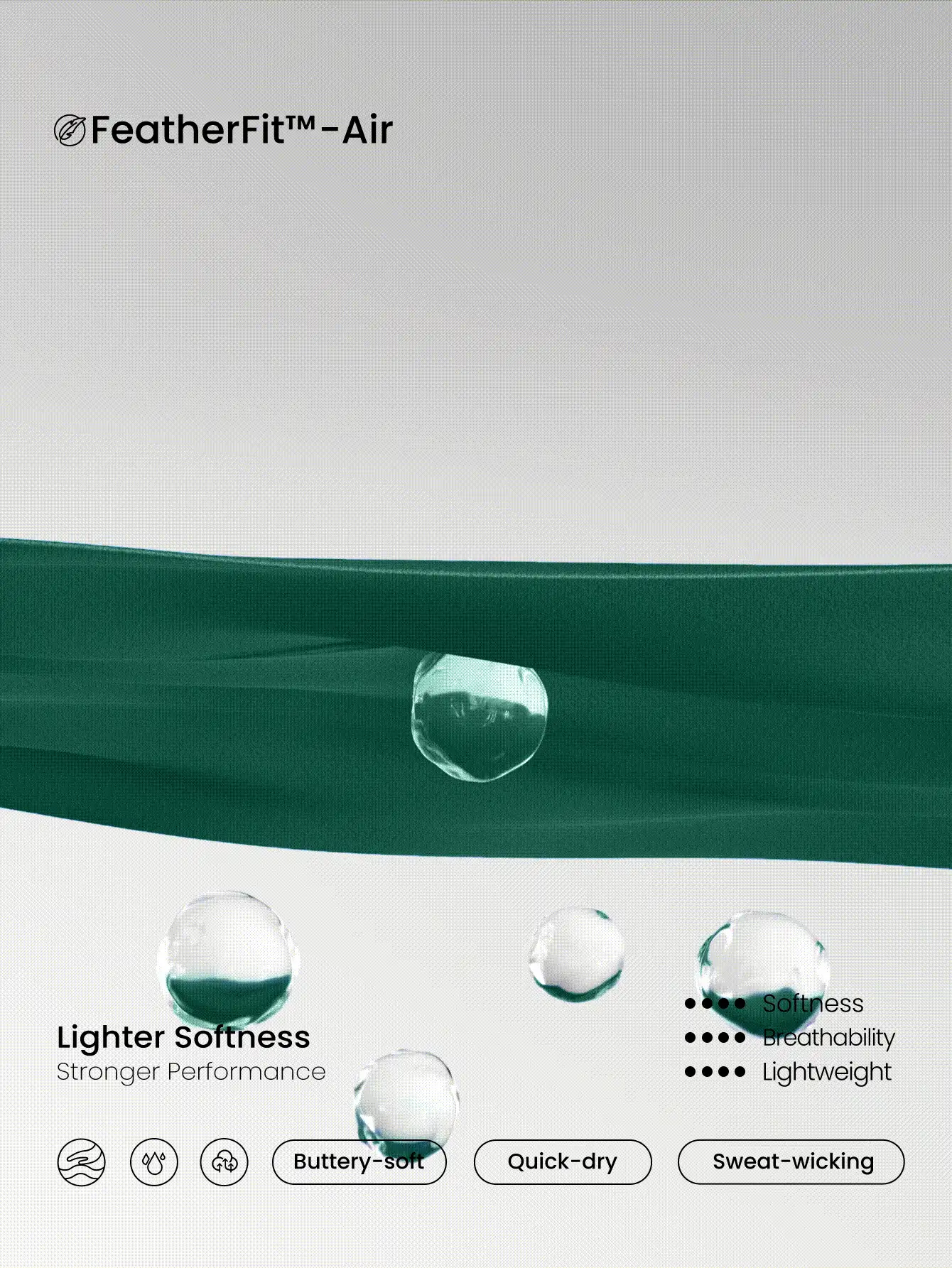 GLOWMODE FeatherFit™-Air Game Set A字形内置Peekaboo短款打结口袋吊带连衣裙低冲击日常夏季速干吸湿排汗 - 綠色 - 查看 6