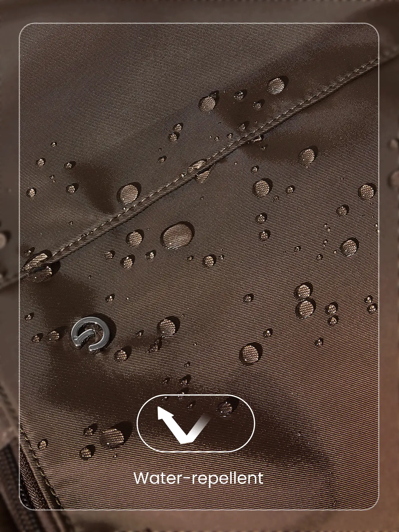 GLOWMODE 24L Day Tripper Laptop Protective Sleeve Trolley-Compatible Strap Daily & Business Tote Bag - Brown - View 5