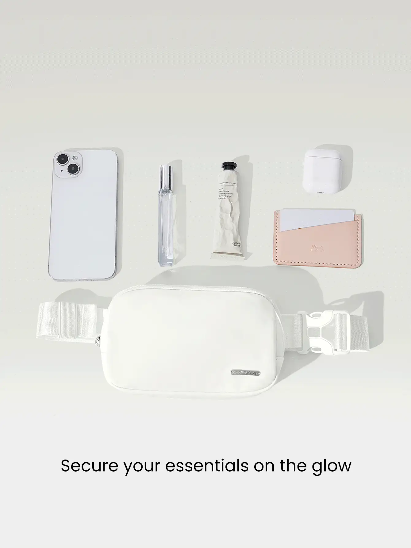 GLOWMODE Tiny Titan Nano Belt Bag Daily Casual Fall Winter - White - View 2