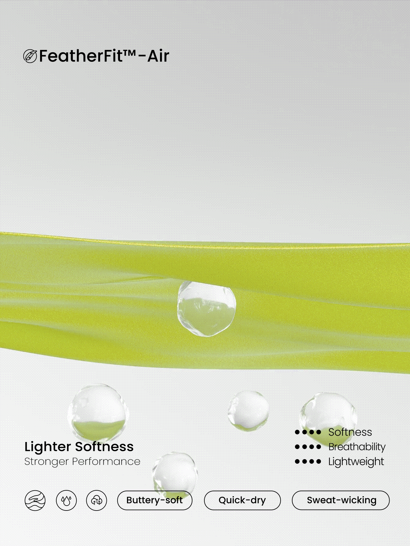 GLOWMODE FeatherFit™-Air Peekaboo 日常内置短裤口袋防滑连衣裙轻度支撑低冲击瑜伽工作室春季连衣裙夏季速干吸湿排汗 - 黃色 - 查看 6