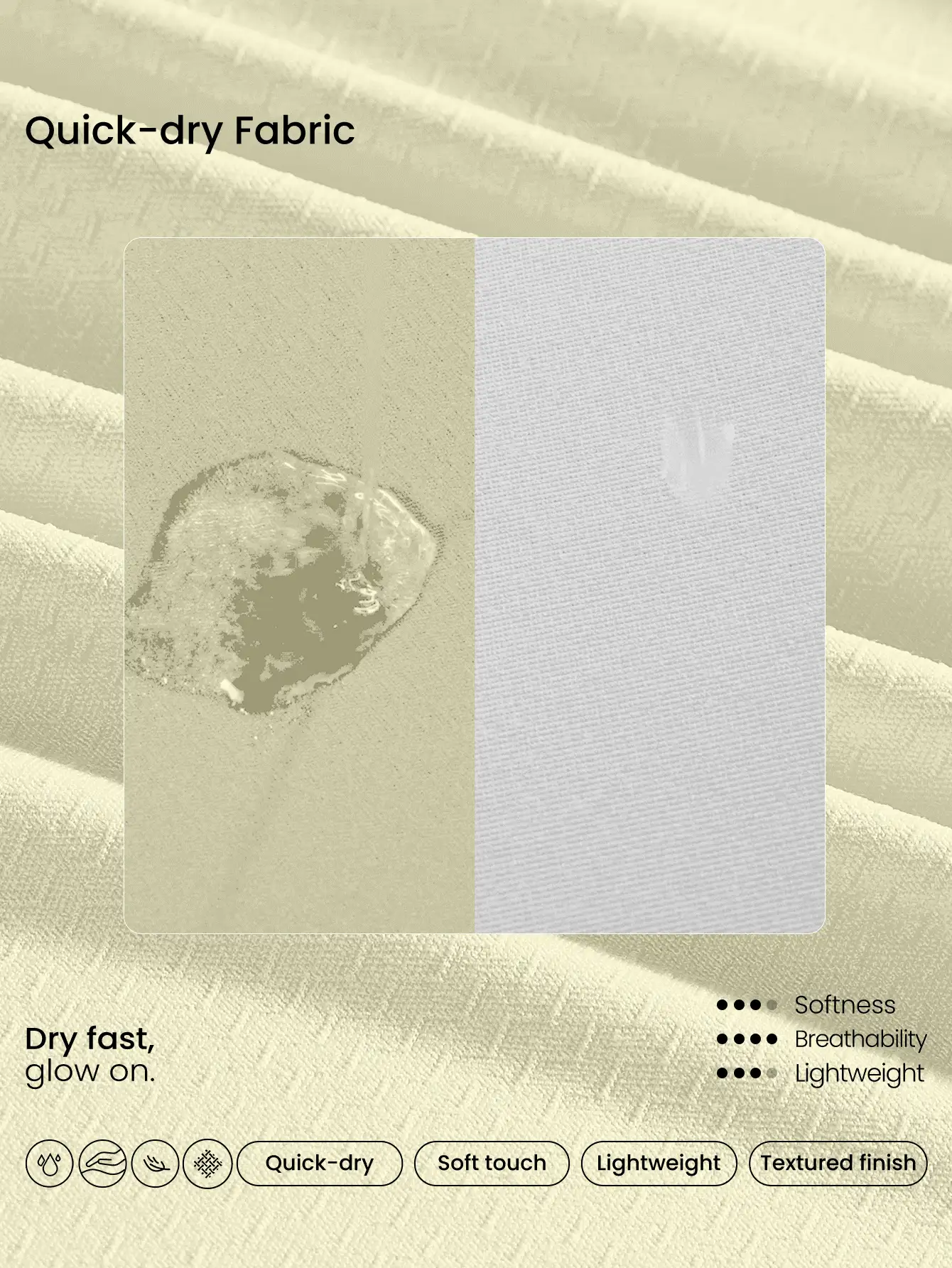 GLOWMODE Lightweight Cut-Out Cropped Tee Yoga Daily Casual Baby Tee Quick Dry Moisture Wicking