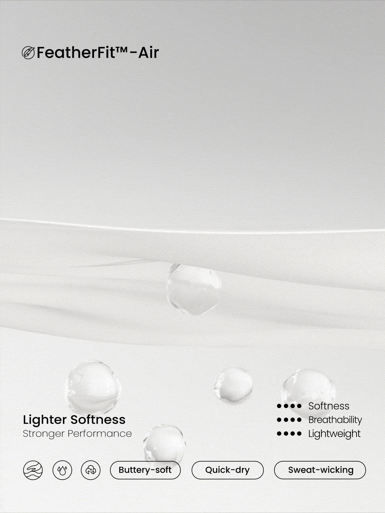 GLOWMODE 2 chiếc FeatherFit™-Air thấm mồ hôi nhanh khô màu tương phản, áo ba lỗ cổ trụ có thể tháo rời cúp ngực và chân váy xếp ly có quần short tích hợp, trang phục thường ngày - trắng - Xem 6