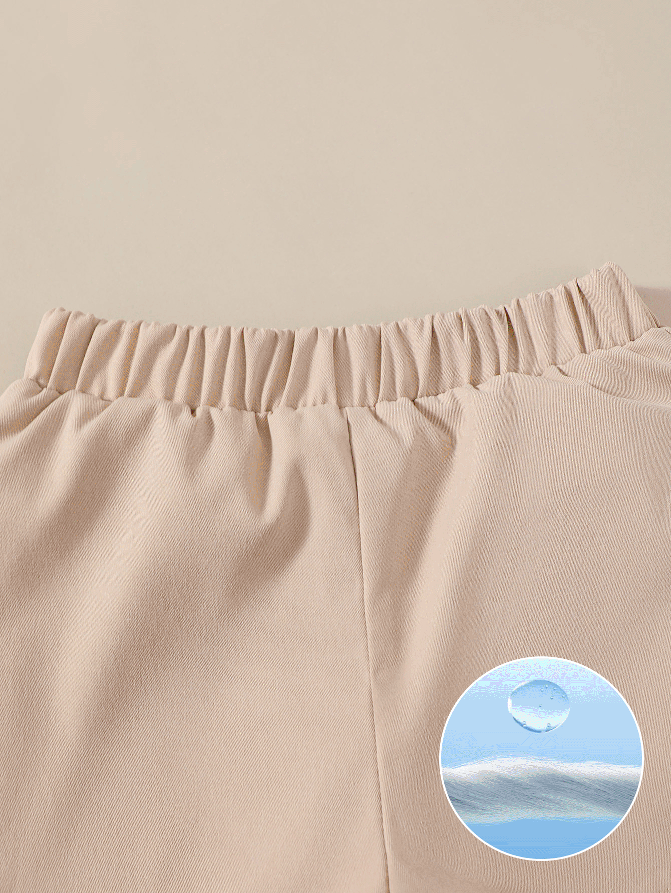 SHEIN Playful Pals 2pcs/Set Baby Boys Casual Denim Shirt And Sports Shorts Outfit For Outdoor Play - Blue - View 7