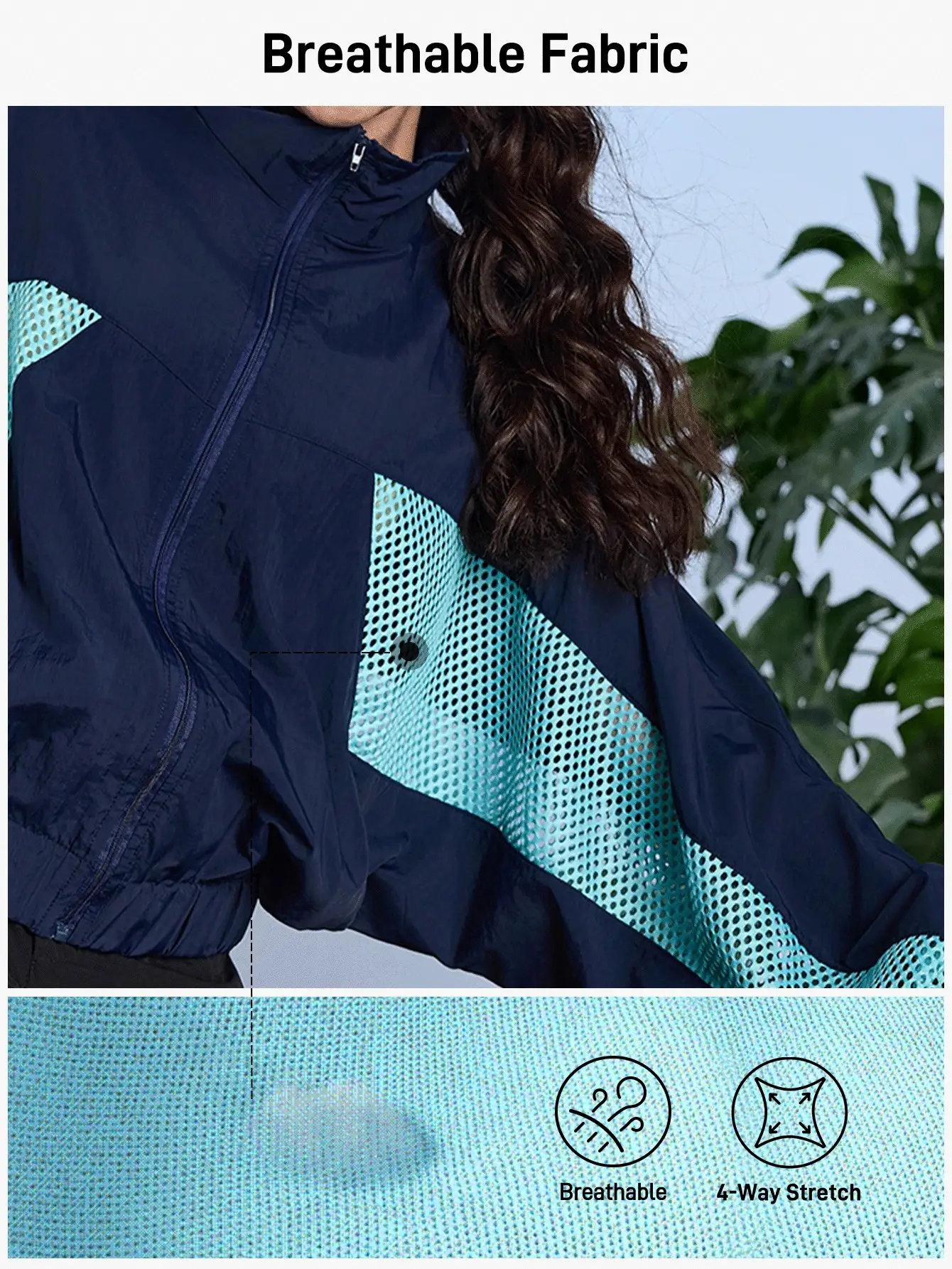 In My Nature 女士休闲轻便夹克，适合夏季徒步旅行女装