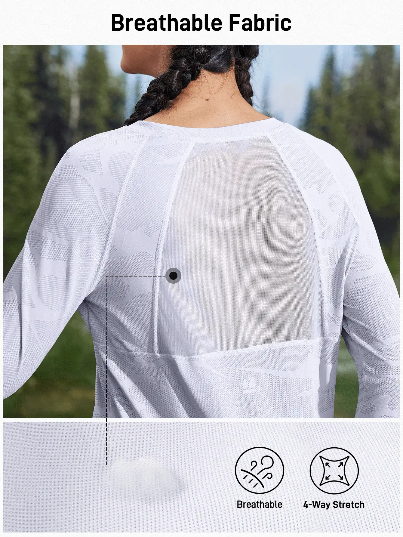 In My Nature Breathable Mesh Patchwork Exercise Fitness Running T-Shirt With Thumb Holes, Suitable For Yoga, Pilates,  Purple Hiking Women Clothes,Women's Outdoor T-Shirt