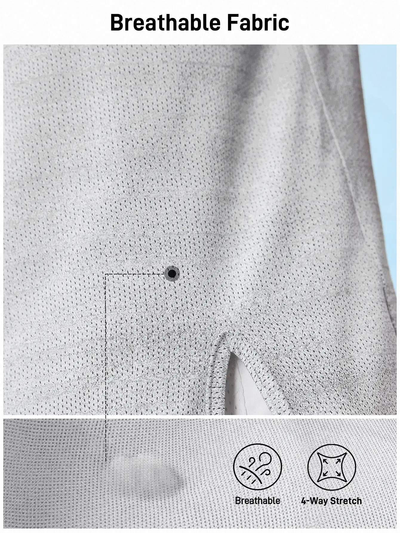 In My Nature 女式简约纯色短袖休闲户外T恤，夏季女式徒步旅行服装 - 灰色 - 查看 2