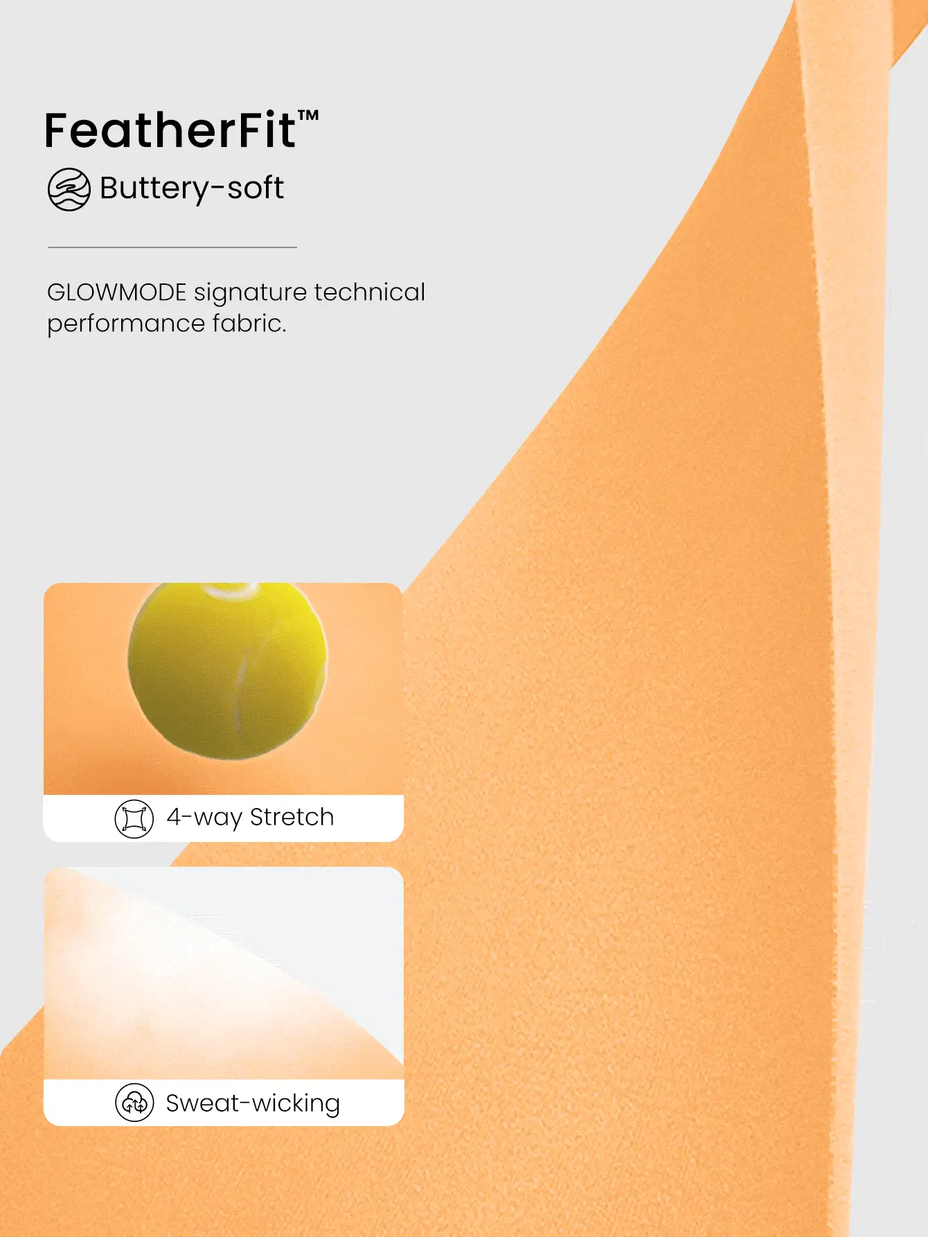 GLOWMODE FeatherFit™ T-Neck Racerback Tank Top Light Support Low Impact Yoga Studio Fall Winter