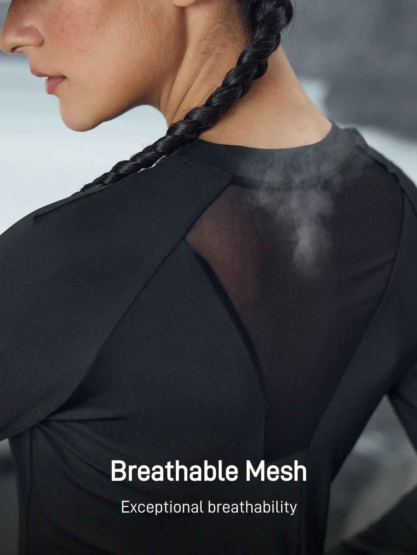 In My Nature XH043 运动瑜伽瘦身跑步户外T恤徒步女装 - 藏蓝色 - 查看 9