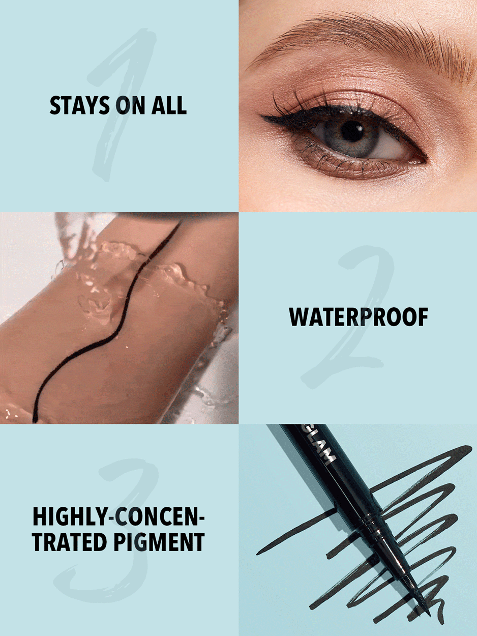 SHEGLAM Pro Precision Waterproof Liquid Eyeliner-Black Long Lasting Matte Eyeliner Pencil High Pigment Ultra-Fine Eyeliner Sweat-Proof No Smudge Eye Make Up Christmas Winter Eyeliner Henna Graduation Birthday Holiday Summer Fall Autumn Y2K Fancy Fashion Women Makeup Cosmetic Party Beach Travel Camping Outdoors School Campus Trip Festivals Decor Gift Present Rose Girl Cosplay Best Color Charm Vibe