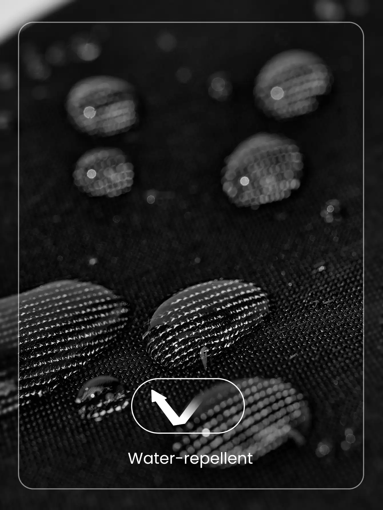 GLOWMODE Cartera resistente al agua para llevar contigo - Negro - Ver 5