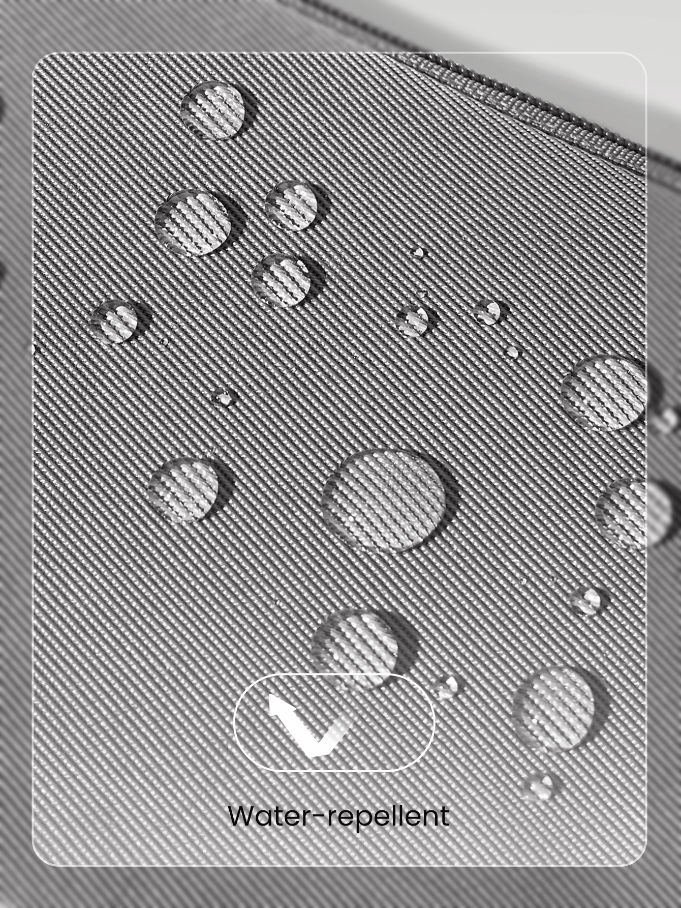 محفظة مقاومة للماء، للاستخدام في السفر - رمادي غامق - مشاهدة 5