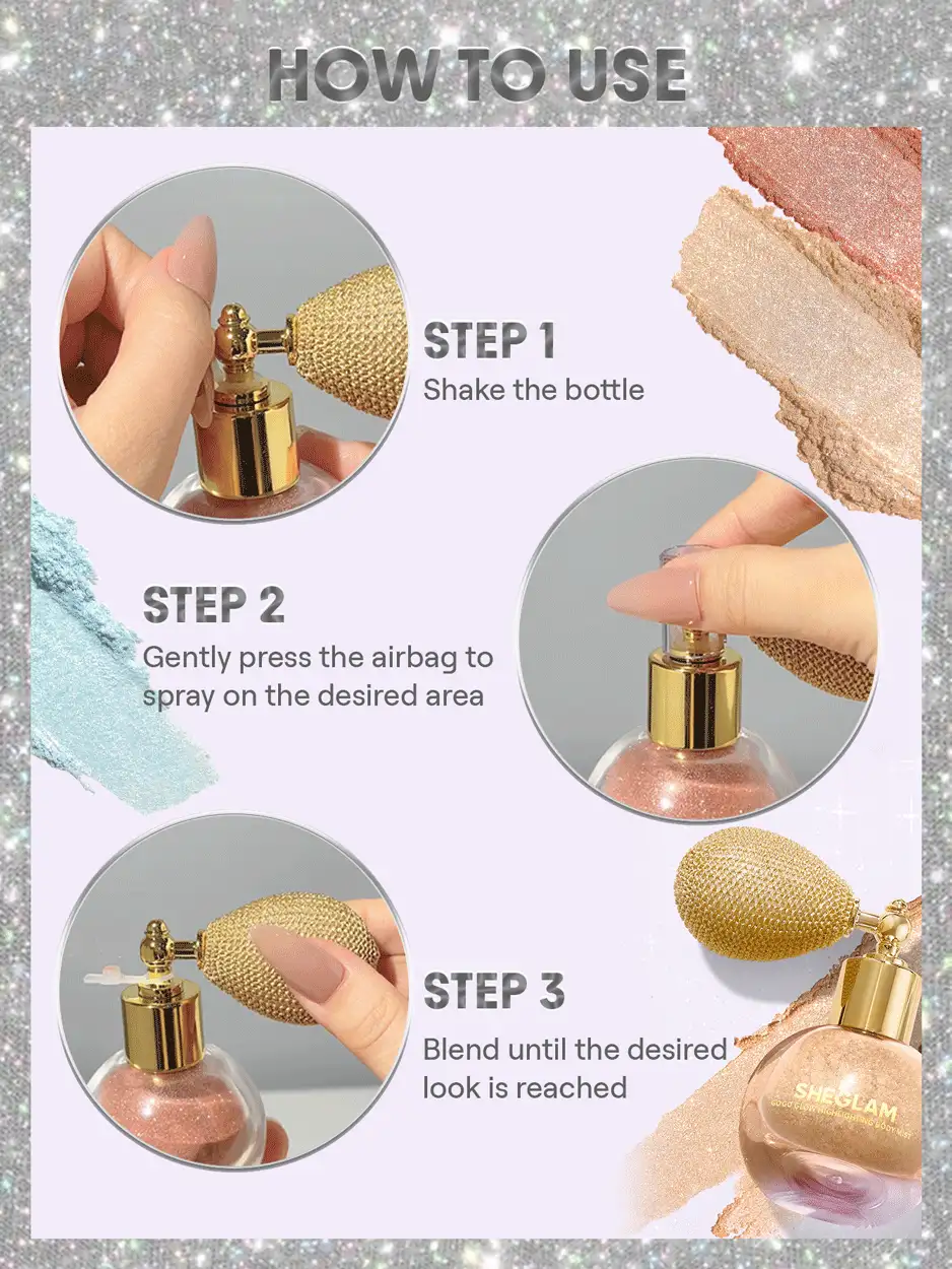 SHEGLAM Go Go Glow 身體提亮噴霧-Champagne Shimmer 品牌 美容 化妝 化妝品 適合女性與女孩 完美搭配夏季春季 Y2K 時尚 流行 生日 母親節禮物 假期 派對準備就緒 最佳顏色 - Champagne Shimmer - 查看 6