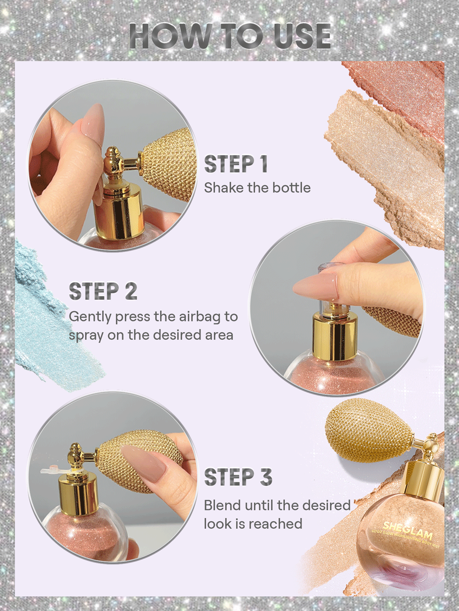 SHEGLAM Go Go Glow 身體提亮噴霧-Champagne Shimmer 品牌 美容 化妝 化妝品 適合女性與女孩 完美搭配冬季春季 Y2K 時尚 流行 生日禮物 假期 派對準備就緒 最佳顏色 - Champagne Shimmer - 查看 6