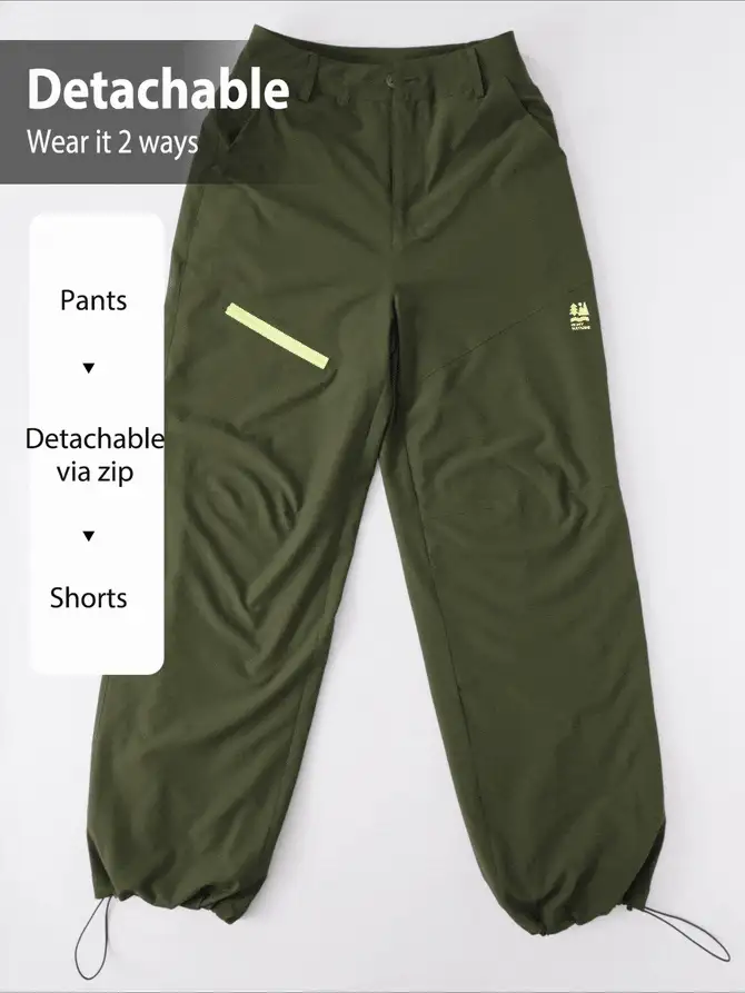 SHEIN Sport Gameset Pantalones rectos sueltos para excursión con estampado de letras y bolsillos en las mujeres